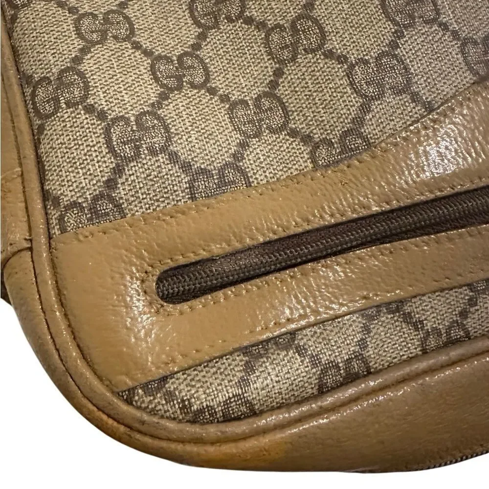 Gucci Beige and Brown Crossbody Bag